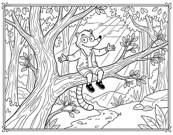Diego en el árbol
